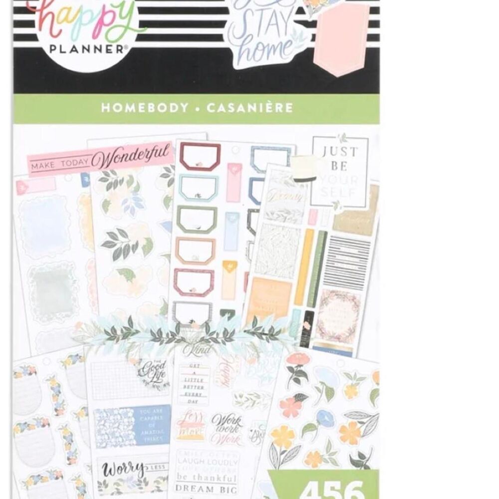 The Happy Planner Homebody Edition 456 Sticker Book - Ret $22